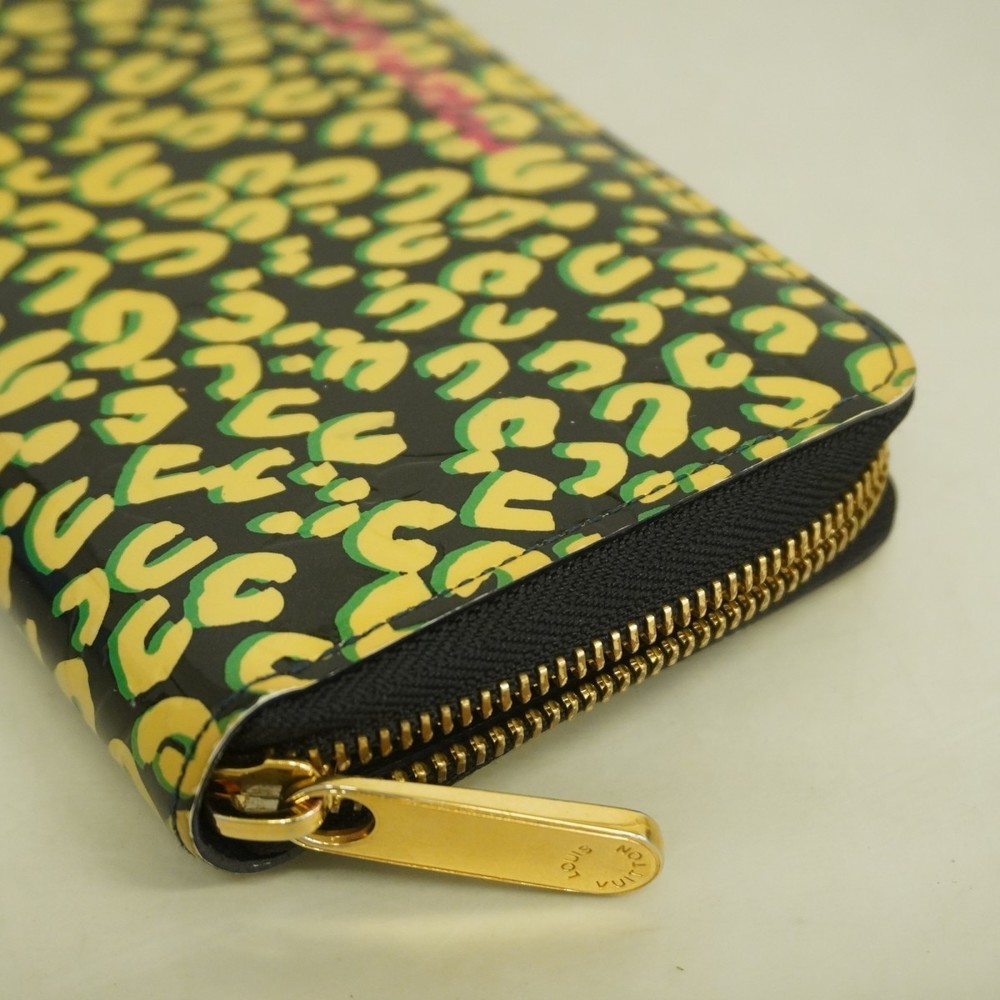 Louis Vuitton Vernis Leopard Zippy Wallet Blue Infini - Picture 7 of 10